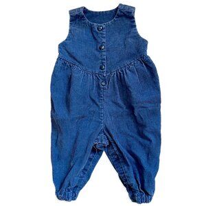 Vintage Basic Editions Corduroy Bubble Romper, 18m
